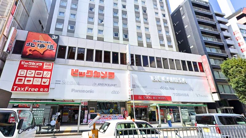 ビックカメラ渋谷東口店外観