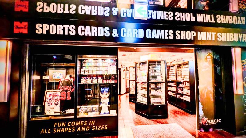 スポーツカード＆カードゲームショップmint渋谷店出入口